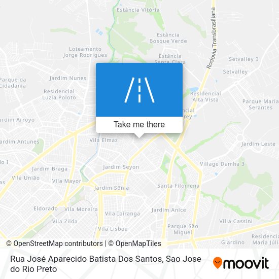 Rua José Aparecido Batista Dos Santos map