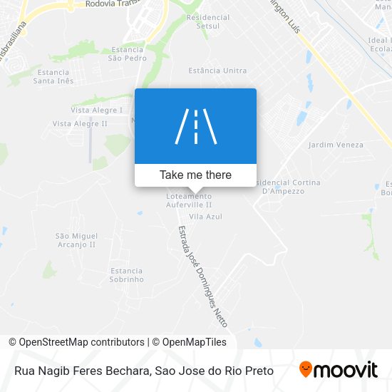 Rua Nagib Feres Bechara map