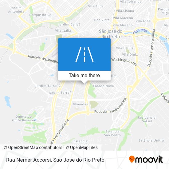 Rua Nemer Accorsi map