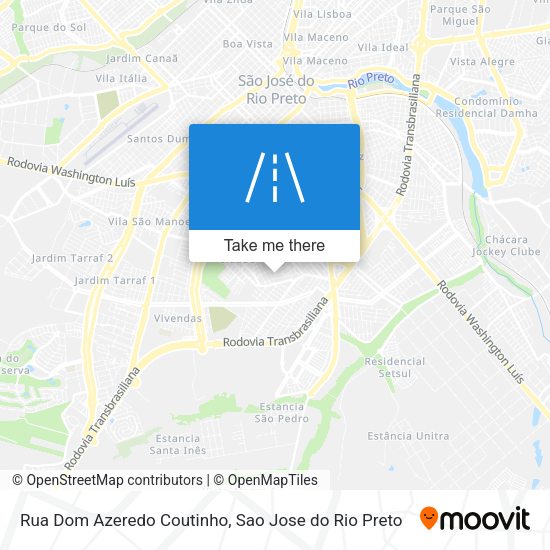 Rua Dom Azeredo Coutinho map
