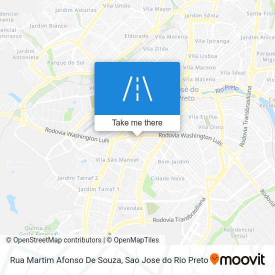 Rua Martim Afonso De Souza map