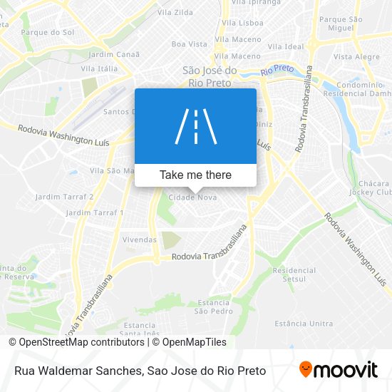 Rua Waldemar Sanches map