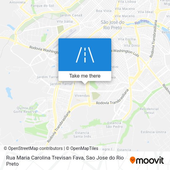 Rua Maria Carolina Trevisan Fava map
