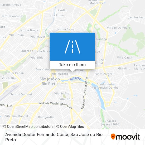 Avenida Doutor Fernando Costa map
