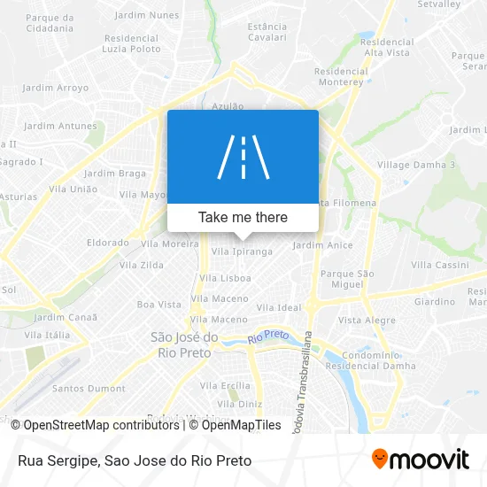 Rua Sergipe map