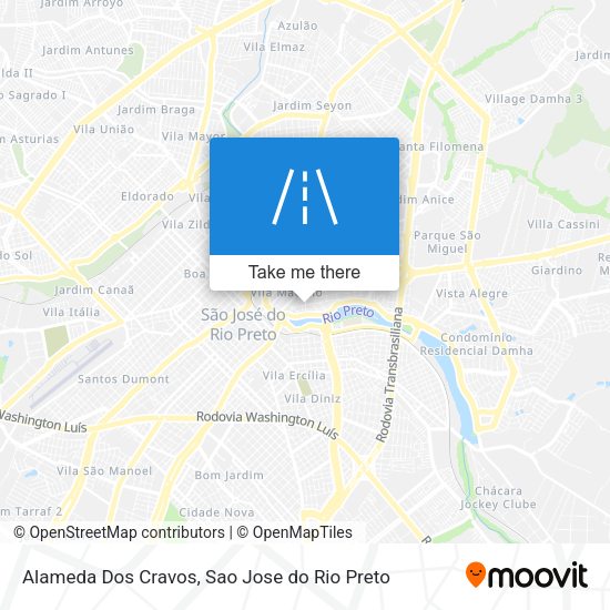 Alameda Dos Cravos map