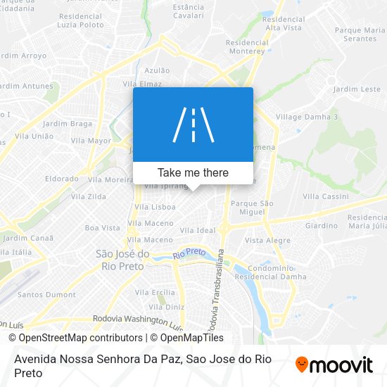 Avenida Nossa Senhora Da Paz map