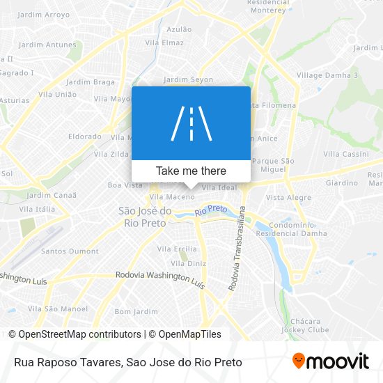 Rua Raposo Tavares map