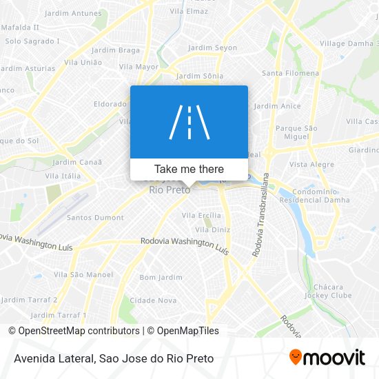 Avenida Lateral map