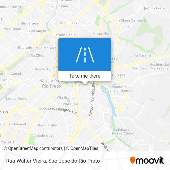 Rua Walter Vieira map