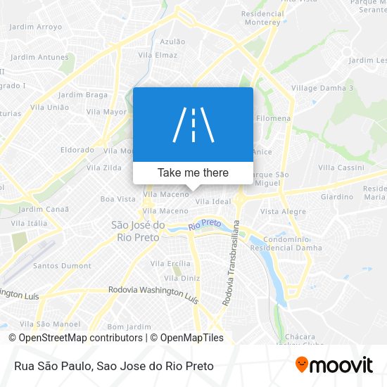 Rua São Paulo map