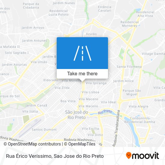 Rua Érico Veríssimo map