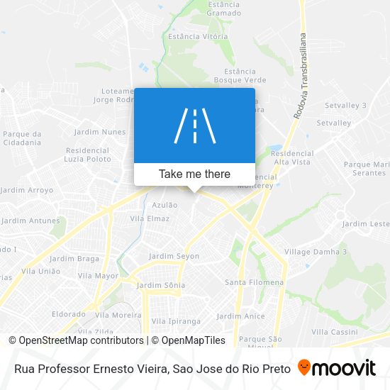 Rua Professor Ernesto Vieira map