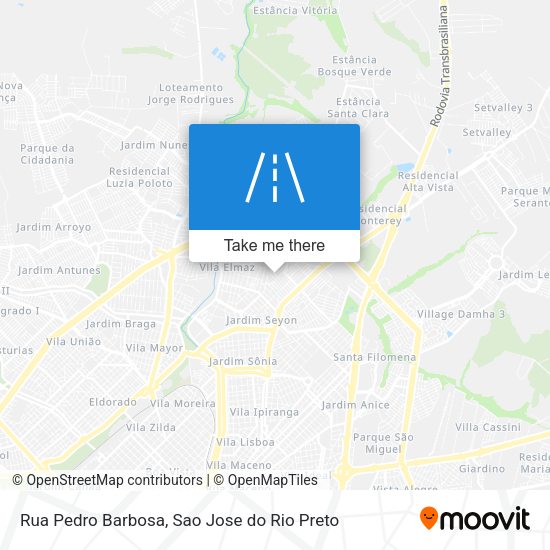Rua Pedro Barbosa map