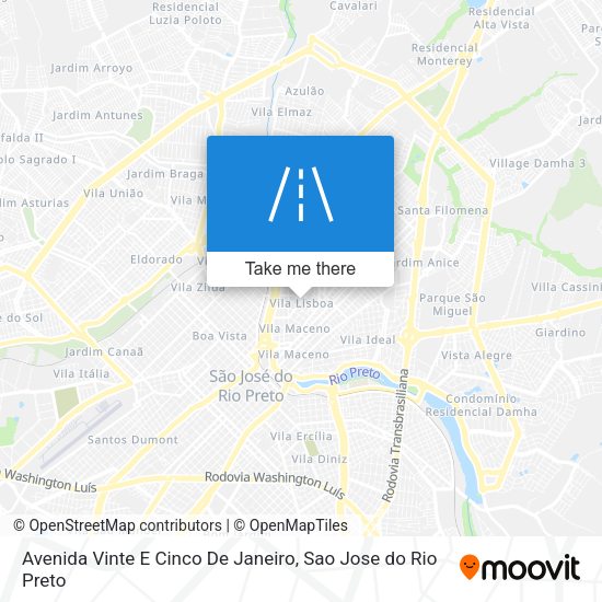 Avenida Vinte E Cinco De Janeiro map
