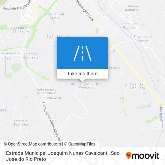 Estrada Municipal Joaquim Nunes Cavalcanti map