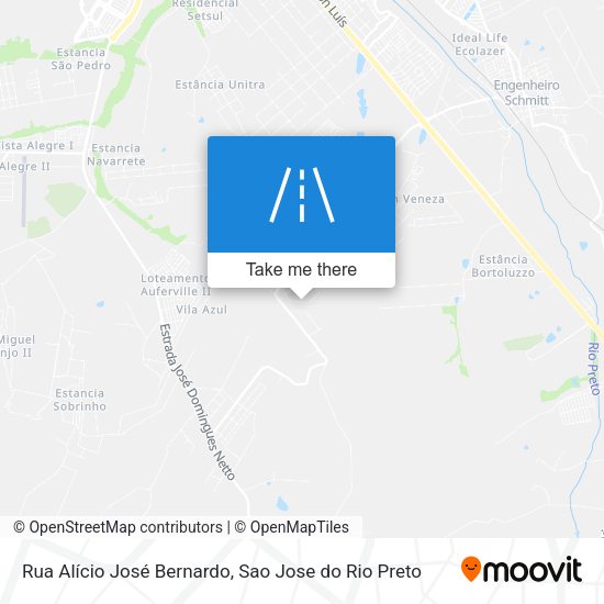Rua Alício José Bernardo map