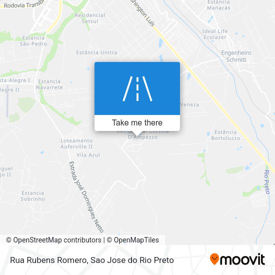 Rua Rubens Romero map