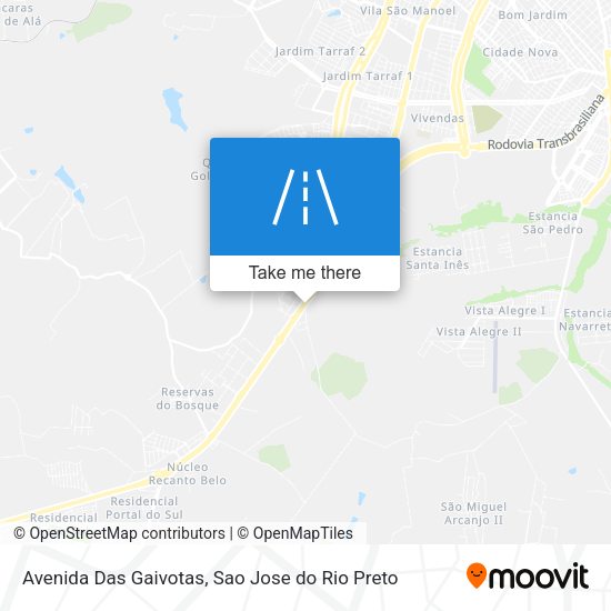 Avenida Das Gaivotas map