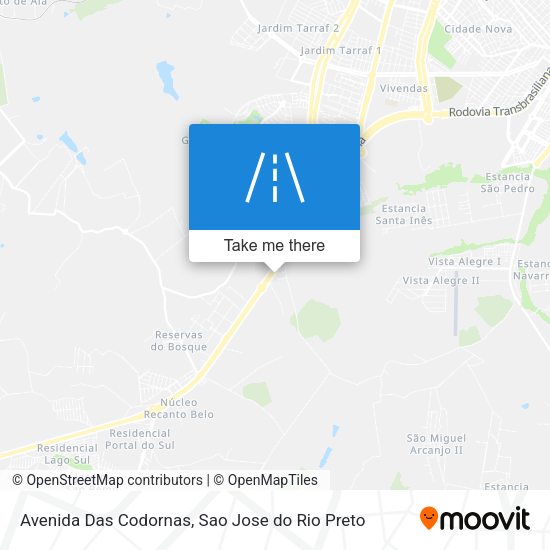 Avenida Das Codornas map
