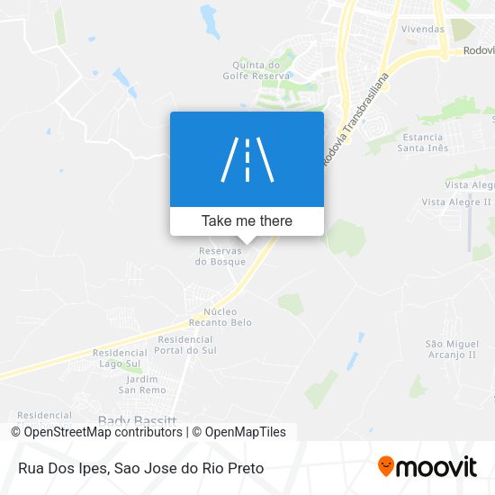 Rua Dos Ipes map