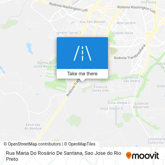 Rua Maria Do Rosário De Santana map