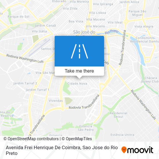 Avenida Frei Henrique De Coimbra map