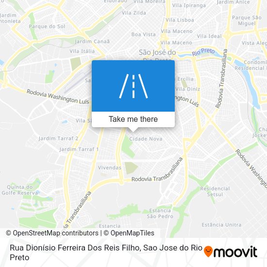 Rua Dionísio Ferreira Dos Reis Filho map
