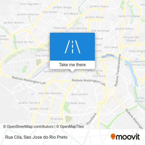 Rua Cila map