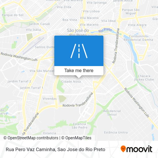 Rua Pero Vaz Caminha map