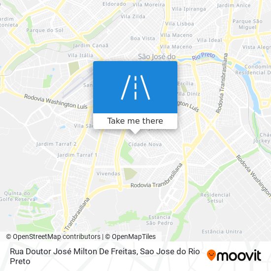 Rua Doutor José Milton De Freitas map