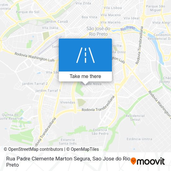 Rua Padre Clemente Marton Segura map