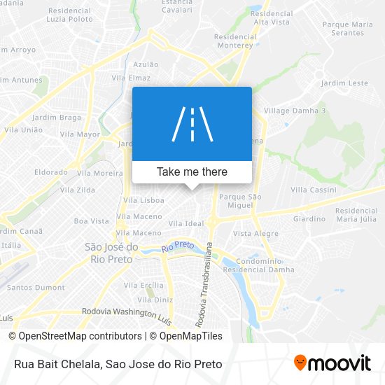 Rua Bait Chelala map