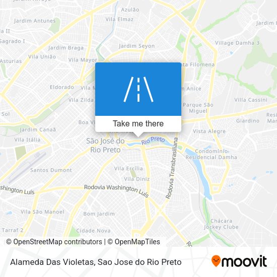 Alameda Das Violetas map