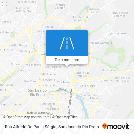 Rua Alfredo De Paula Sérgio map