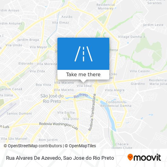 Rua Alvares De Azevedo map