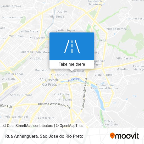 Rua Anhanguera map