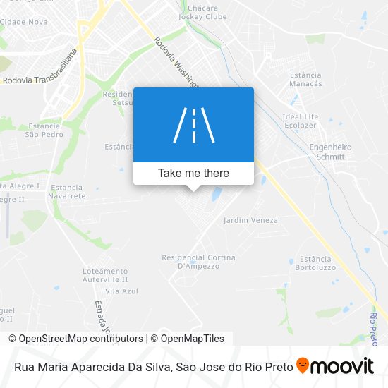 Rua Maria Aparecida Da Silva map