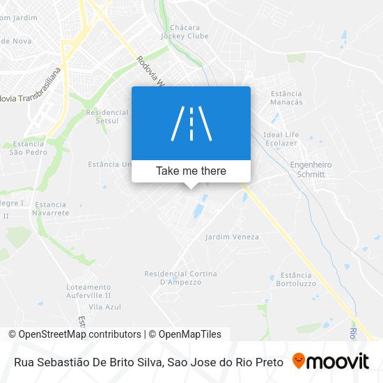 Rua Sebastião De Brito Silva map