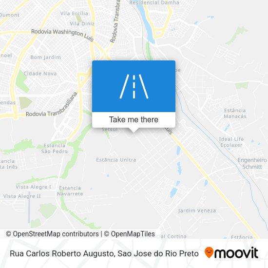 Rua Carlos Roberto Augusto map