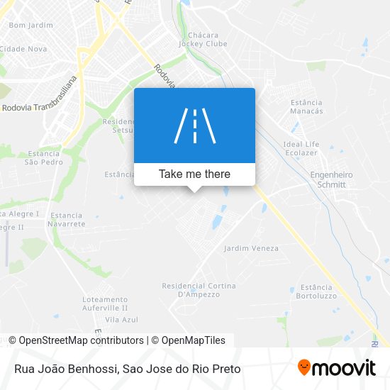 Rua João Benhossi map