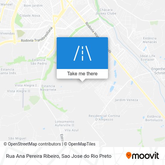 Rua Ana Pereira Ribeiro map