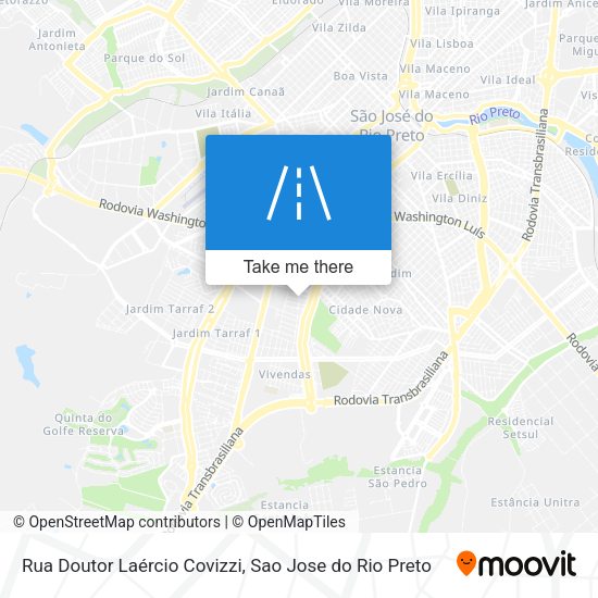 Rua Doutor Laércio Covizzi map