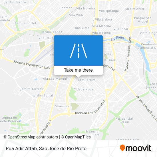 Rua Adir Attab map
