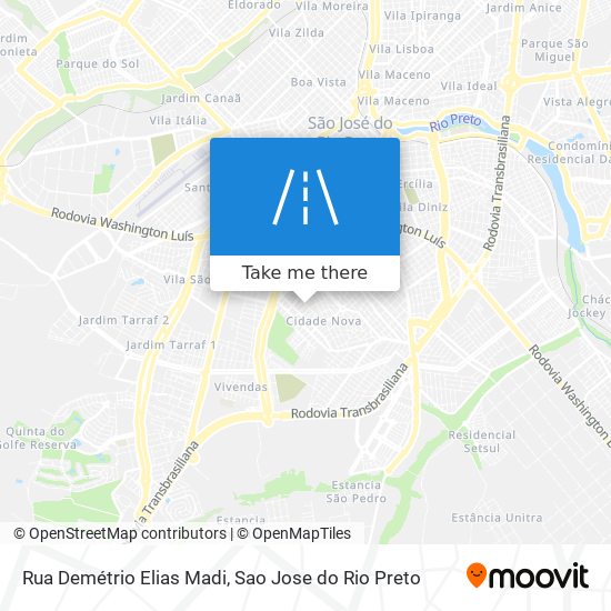 Rua Demétrio Elias Madi map