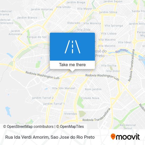 Rua Ida Verdi Amorim map