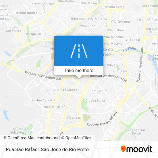 Rua São Rafael map