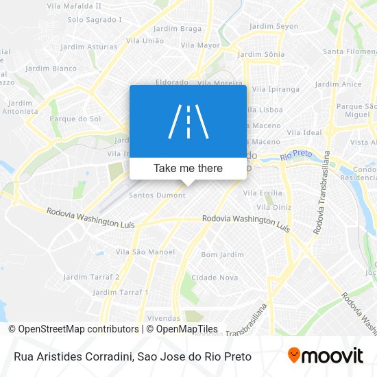 Rua Aristides Corradini map