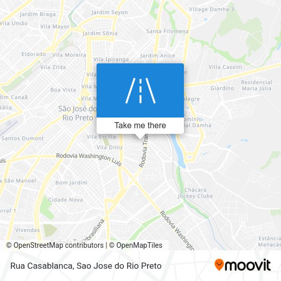 Rua Casablanca map