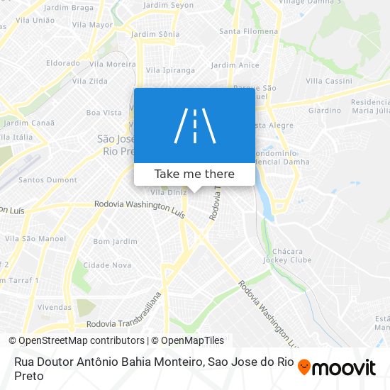 Rua Doutor Antônio Bahia Monteiro map